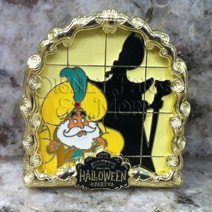 Disney Aladdin Pin Glow Mysterious Shadows Jafar Silhouette Sultan Halloween